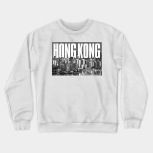 Hong Kong Cityscape Crewneck Sweatshirt